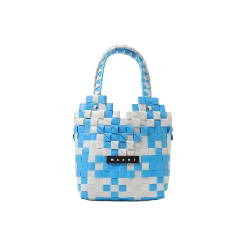 MARNI Минималистский стиль Сумка Детская Белая и Синяя