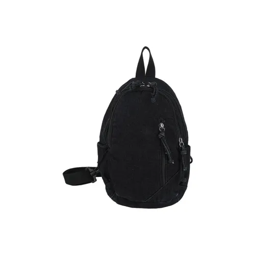 HCXK Denim Сумка через плечо Sling Сумка Унисекс Черный Синий Темно-синий