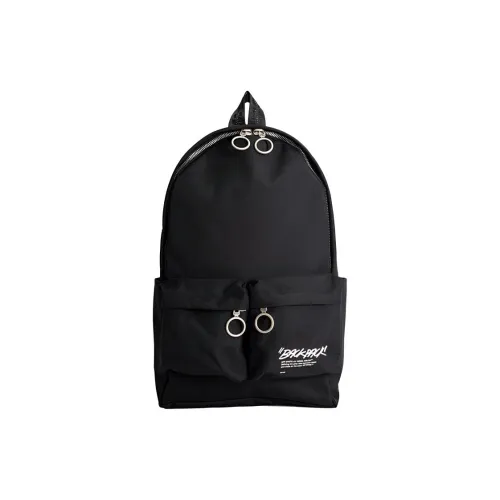 OFF Белый Полиэстер Рюкзак Стандартный Унисекс Черный