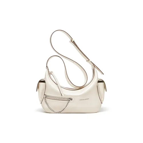 CNOLES Сумка через плечо из синтетической кожи стандартная женская цвет экрю