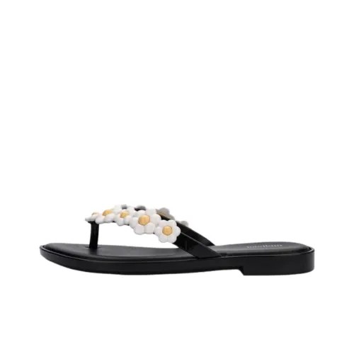 Melissa Abrasion Resistant Шлепанцы Женские Черные