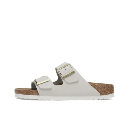 Birkenstock Arizona Устойчивые к истиранию Слипоны Унисекс Белый Широкий крой