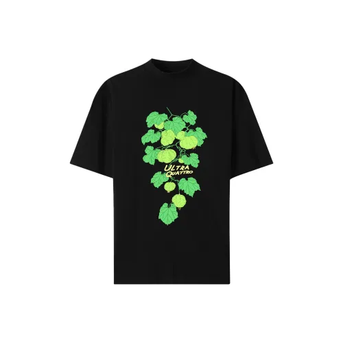 ULTRA QUATTRO Черная унисекс футболка