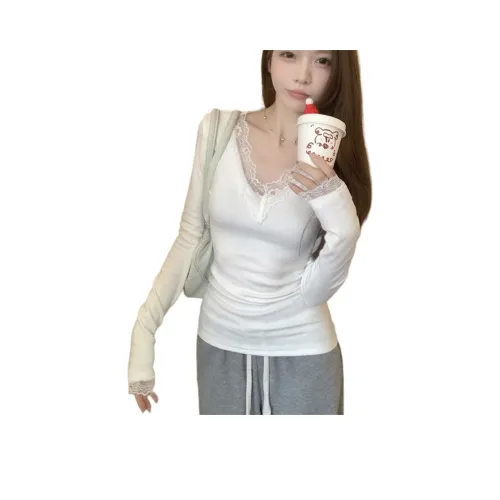 Si Bei'er Белые Женские Футболки