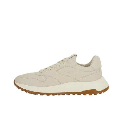 HOGAN Низкий Топ Повседневная Обувь Мужская Бежевая
