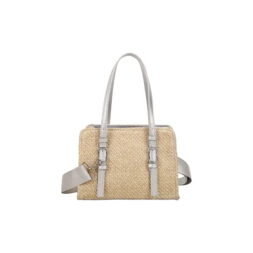 DALO Плетеная соломенная сумка через плечо женская многоцветная