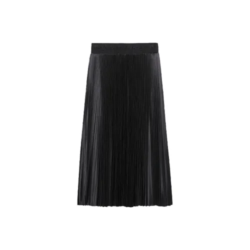 Balenciaga Черные Женские Повседневные Длинные Юбки