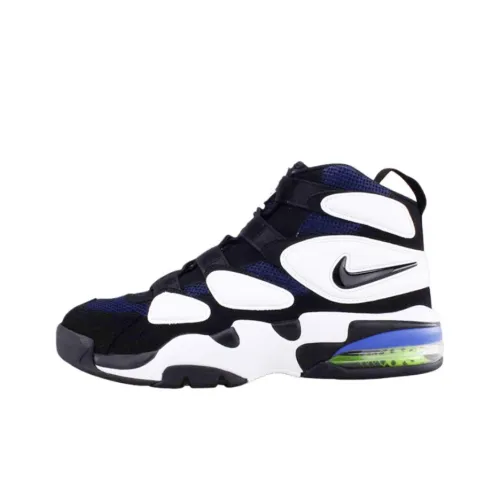 Nike Air Max 2 Uptempo Abrasion Resistant MID Топ Винтажные баскетбольные кроссовки Мужской Черный Синий