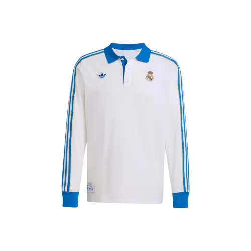 Adidas Originals Real Madrid Terrace Icons Long Sleeve Polo Polo Мужской