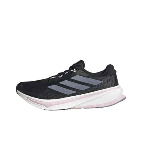 Adidas Supernova Rise 2 Устойчивые к истиранию низкие беговые кроссовки для женщин черные
