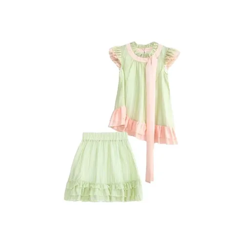 COVT Розовый комплект Женские Комплекты с юбкой