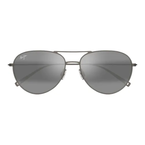 Maui Jim Титан Авиатор Солнцезащитные очки Унисекс Серый