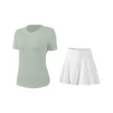 Горохово-зеленый + Натуральный белый