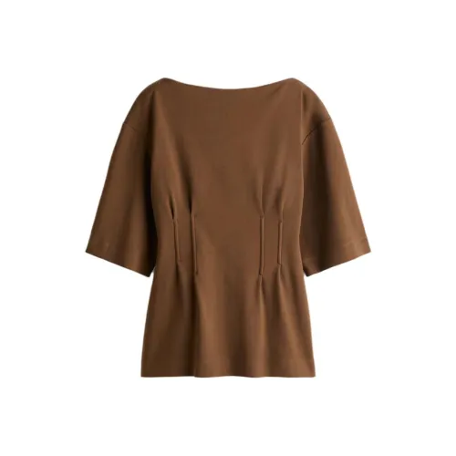 H&M Коричневые Женские Футболки