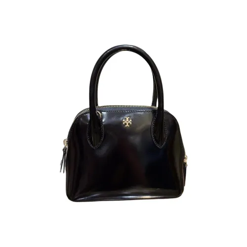 TORY BURCH Emerson Лакированная поверхность Коровья кожа Сумка Мини Женские Черный