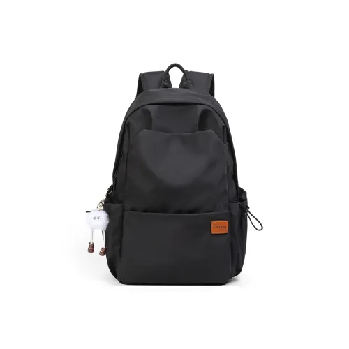 PT'SON Ткань Рюкзак Стандартный Унисекс Черный Белый
