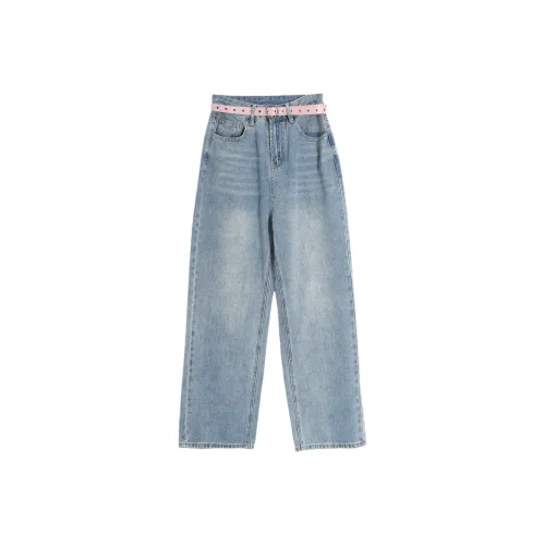 SETIROM Светло-синие Женские Джинсы