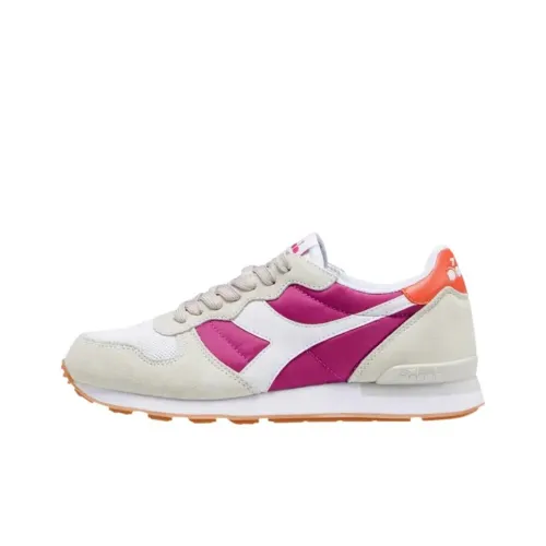 DIADORA Camaro Устойчивая к истиранию Низкая Повседневная Обувь Унисекс Белый Фиолетовый