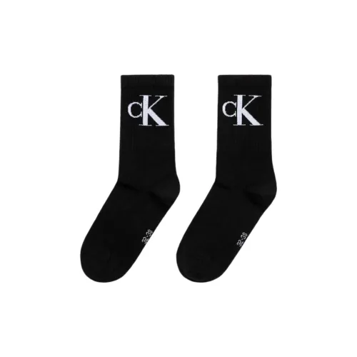 Calvin Klein 2 шт черные женские носки MID до икры