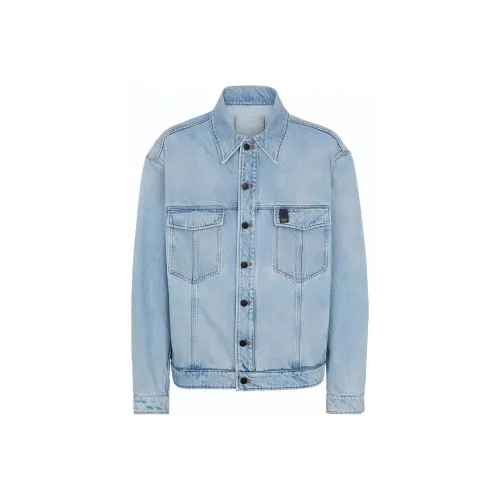 FENDI SS22 Denim Jacket Men's Light Blue