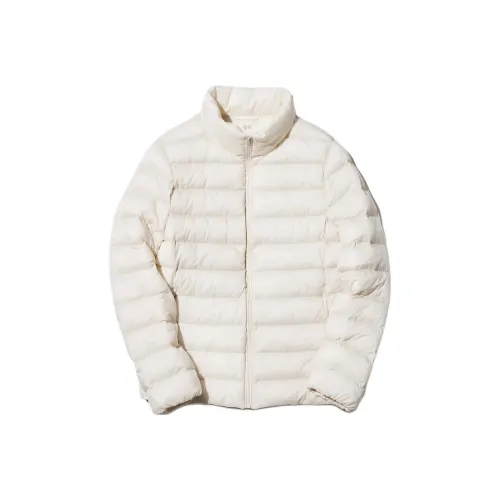 UNIQLO Хлопковый пуховик Женский Белый