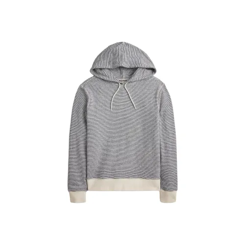 J.Crew Морской Синий Полоска Мужские Свитшоты