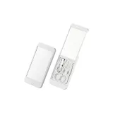 Серебряные глянцевые кусачки для ногтей, набор одежды