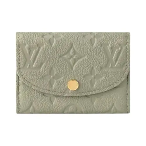 LOUIS VUITTON Monogram Empreinte Кожа Мелочь Кошелек Женские Зеленый Asner