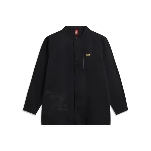 LINING x Forbidden City LIANMINGKUAN Серия китайской культуры Рубашка Мужская Черная