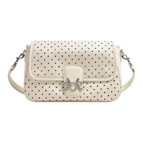 LOSEA Ткань Подмышечный Сумка на плечо Средний Женская Белая