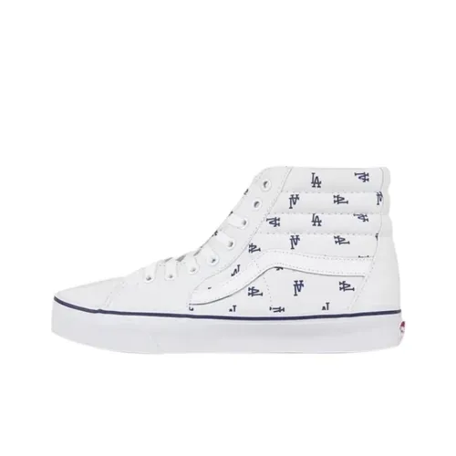 Vans Sk8 Hi Устойчивые к истиранию высокие кроссовки для скейтбординга Мужские Белые