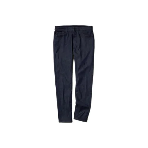 UNIQLO Темно-синие унисекс джинсы