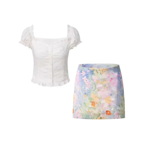 PAIN OR PLEASURE Комплект с юбкой Женские