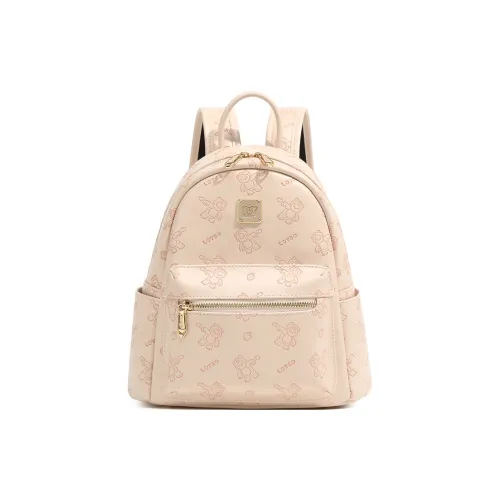 Disney Strawberry Bear Series ПУ (полиуретан) Рюкзак Женские Cherry Blossom Pink