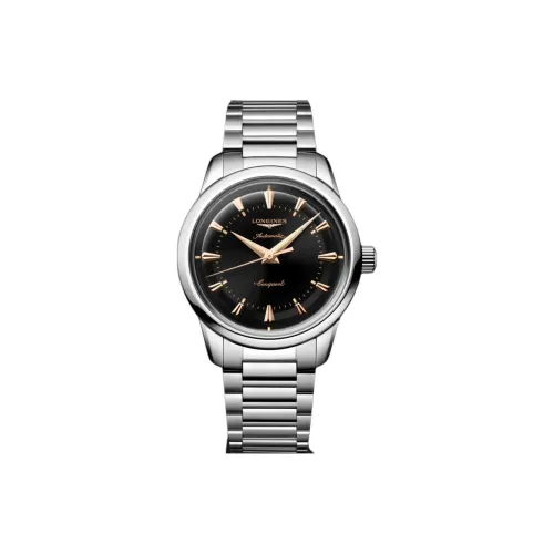 LONGINES Автоматический Механический Movement Унисекс Часы 38 мм Черные