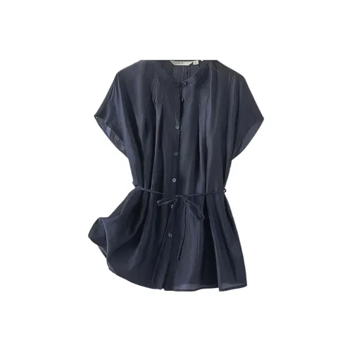 IHIMI Темно-синие Женские Рубашки