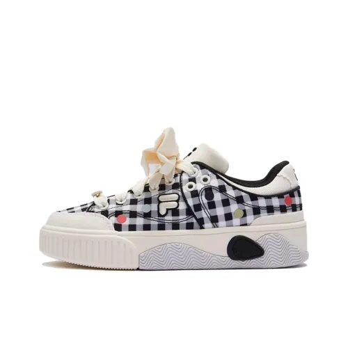 FILA FUSION STACK Low Топ Скейтборд Кроссовки Женские Белые Черные