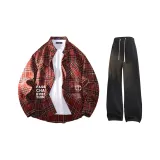 Винтажный красный топ + черные штаны