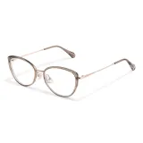 Прозрачный чайный розово-золотой