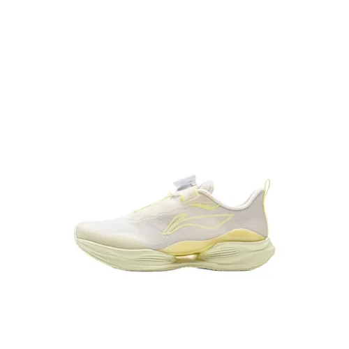 LINING YOUNG RUNNING KIDS Беговые кроссовки Низкий Топ Мать Жемчужная Белый Дошкольный