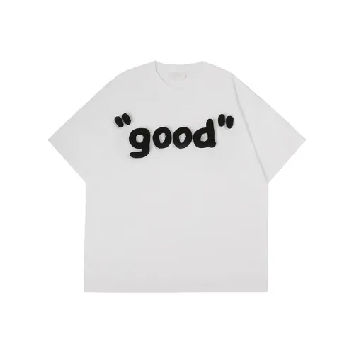 SQQZ Project Тяжелый Круглый вырез Свободный крой Рубашка Унисекс