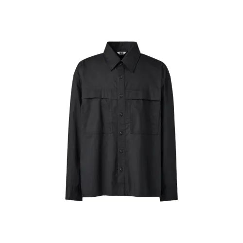 Uniqlo U Collection Рубашка Мужская Черная