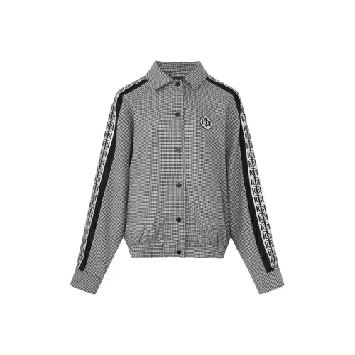 TCH Черный Белый Клетка Унисекс Куртки