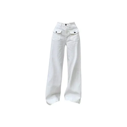 TIBINB Белые Женские Джинсы