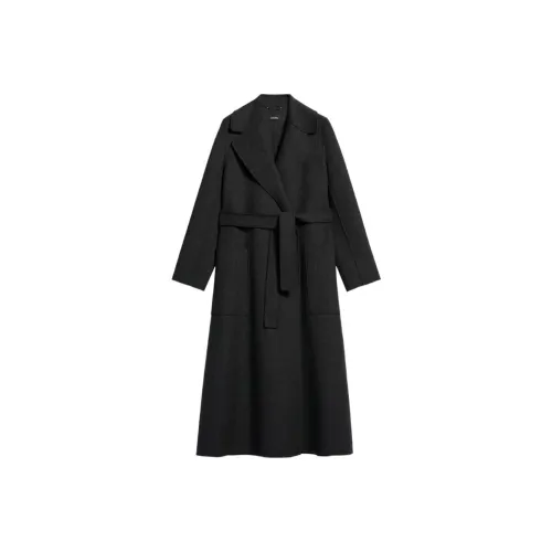 MaxMara Серое Женское Пальто