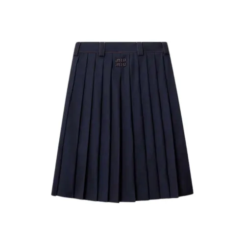 MIU MIU SS25 Повседневный Длинный Юбка Женские