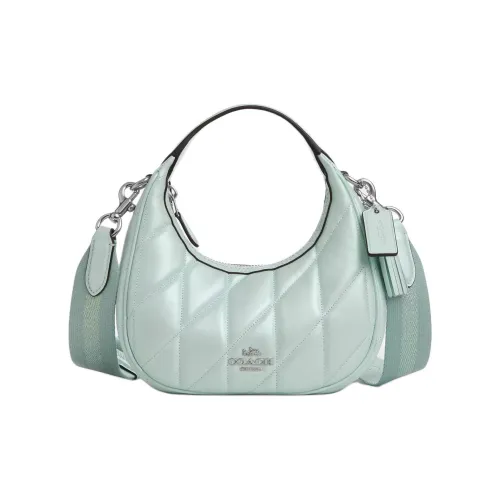 COACH CARMEN Кожа Сумка Маленькая Женская Синяя