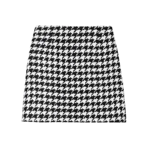 CarolinaHerrera Повседневные короткие юбки Женские Белый Черный