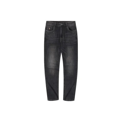 CAMEL Мужские черные джинсы