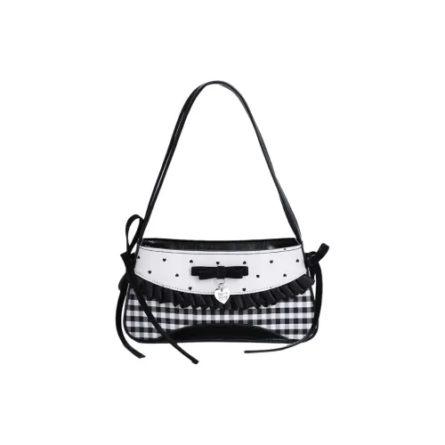 ORANGE BEAN ПУ (полиуретан) Сумка Сумка через плечо Женская Черная